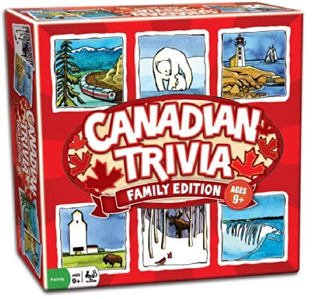 Canadian Trivia Family Edition Board Game