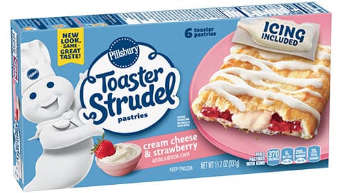 Pillsbury Strawberry and Cream Cheese Toaster Strudel 331g