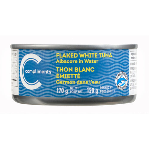 Compliments Flaked White Albacore Tuna in Water  170 g