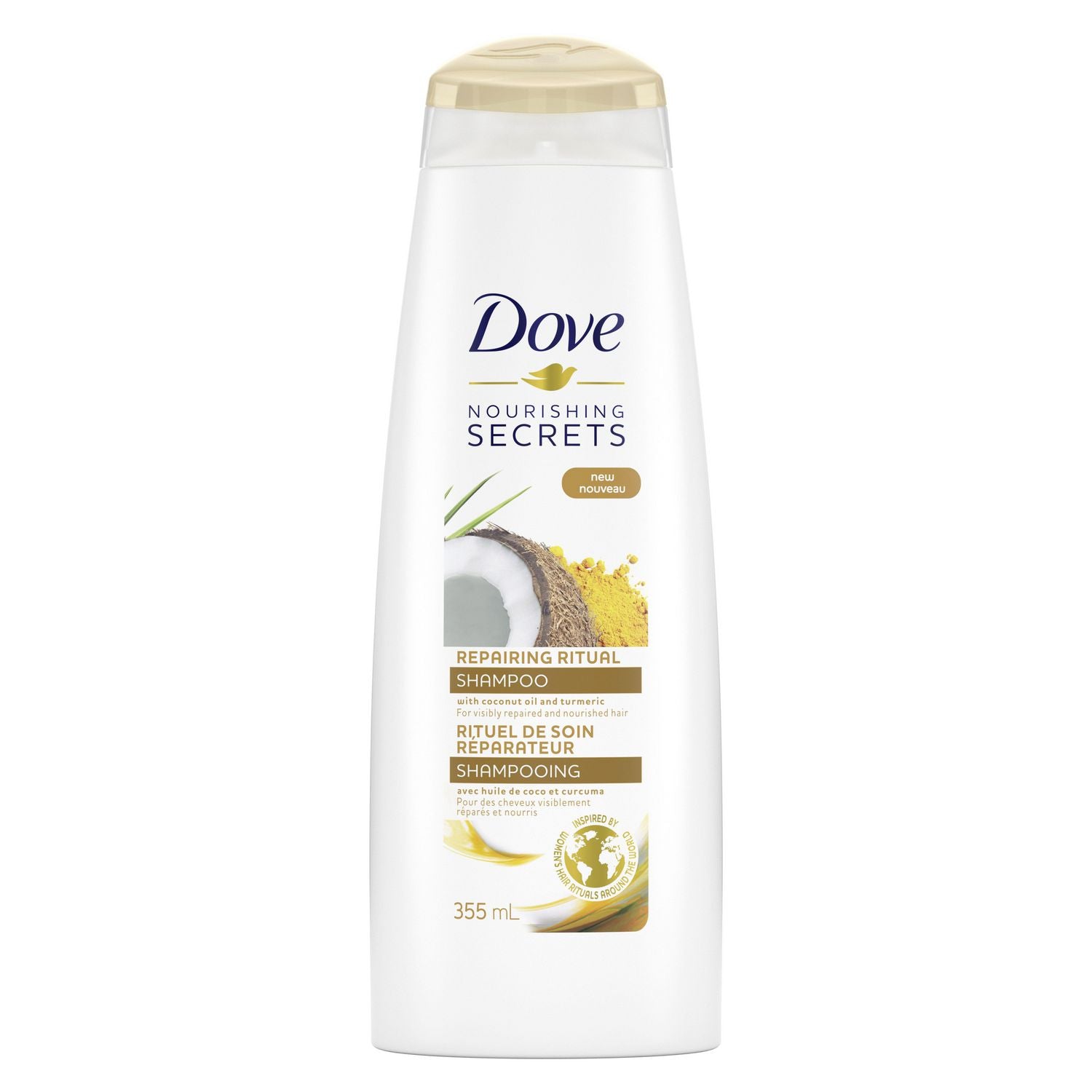 Dove Nourishing Secrets Repairing Ritual Coconut Oil & Turmeric Shampoo 355ml