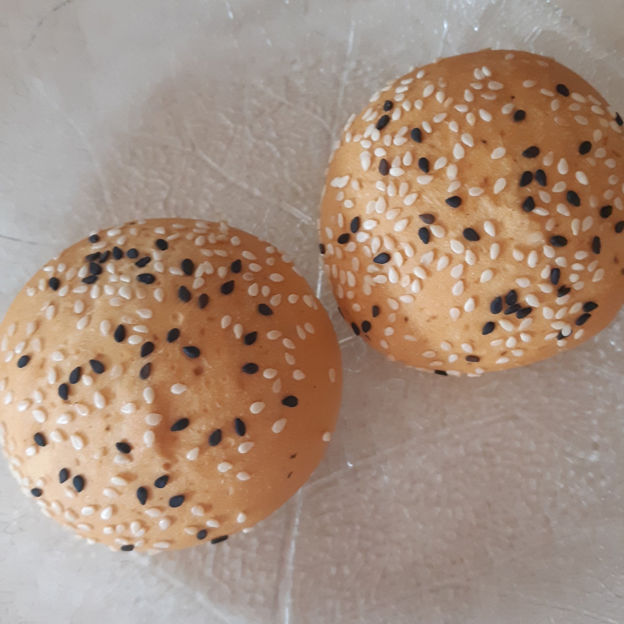 Mini Sesame Seed Tuxedo Buns 12ct