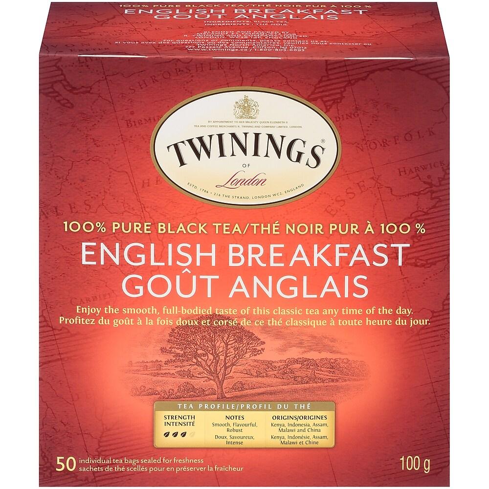 Twinings English Breakfast Black Tea Bags 100g