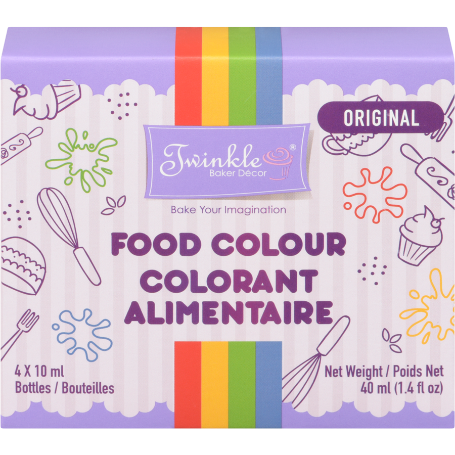 Twinkle Baker Decor Original Food Colour Pack 40ml