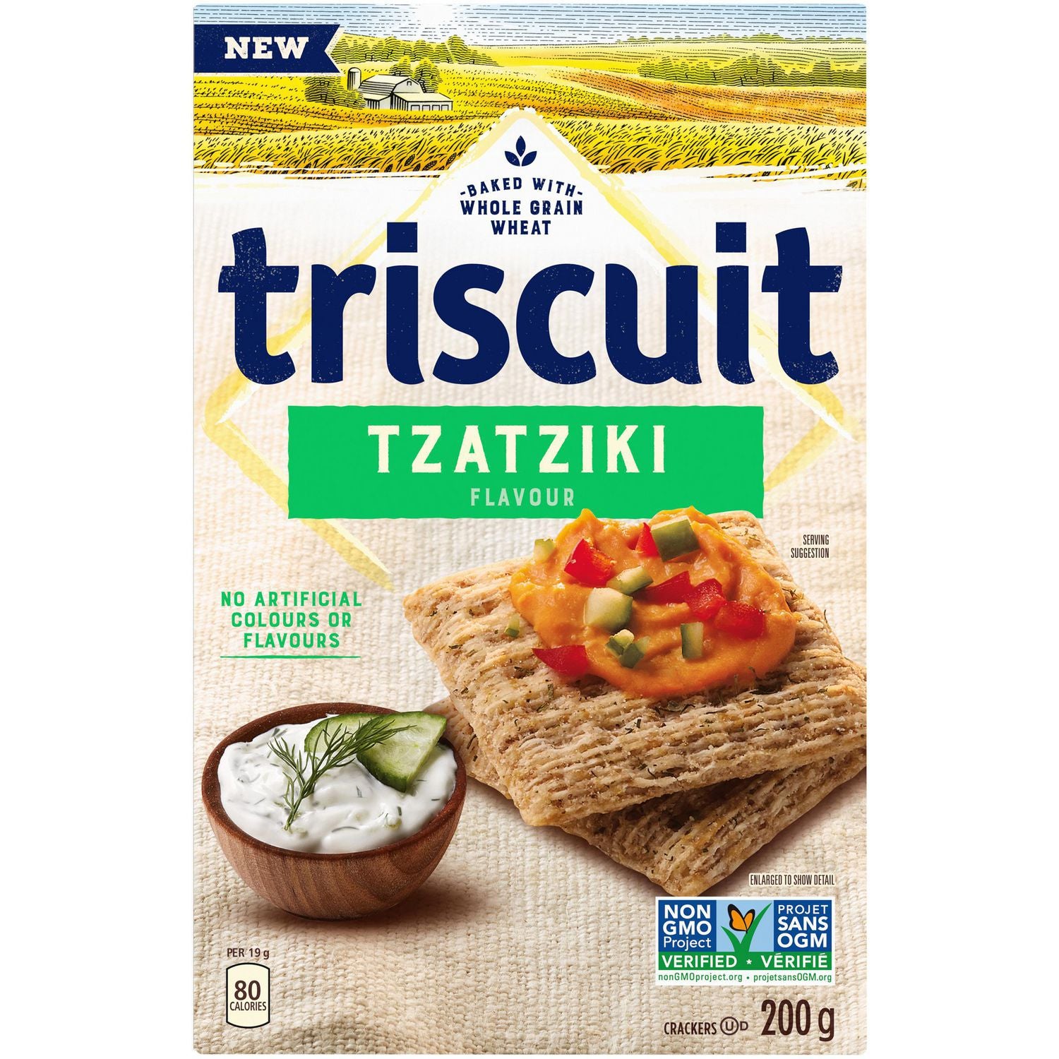 Triscuit Tzatzki Flavor Crackers 200g