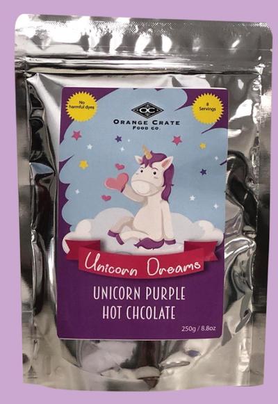 Orange Crate Unicorn Dreams Purple Hot Chocolate Mix 35g