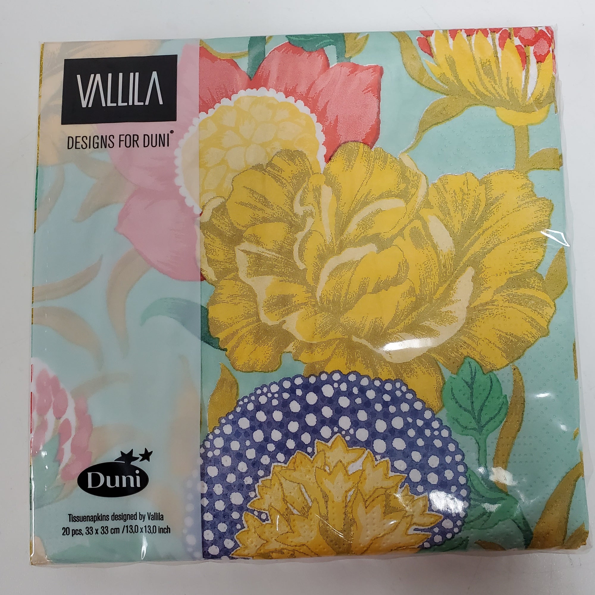 Vallila Ellen Multi Blue Luncheon Napkin 20pk