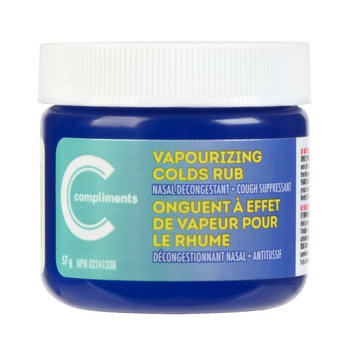 -Compliments Vapourizing Nasal Decongestant Colds Rub 57g