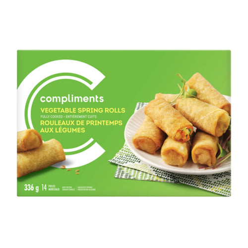 Compliments Vegetable Spring Rolls 336 g