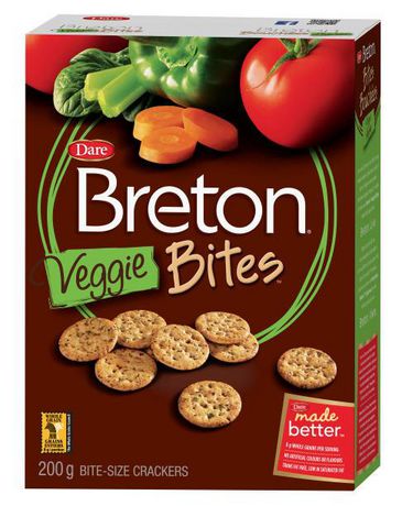 Dare  Breton Veggie Bites Crackers 200g