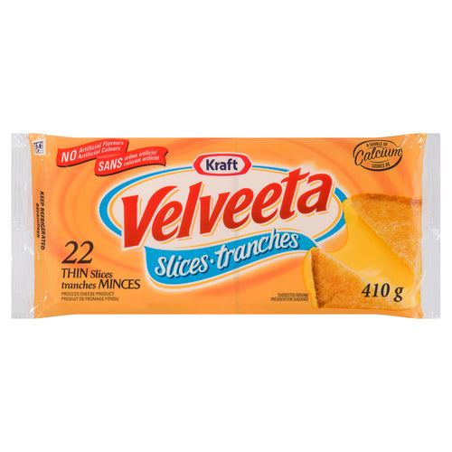 Kraft Velveeta Cheese Slices  22ct  410g