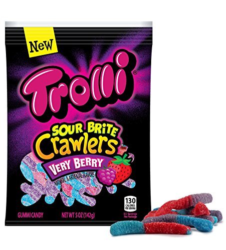 Trolli Sour Brite Crawlers Very Berry Gummi Candies142 g