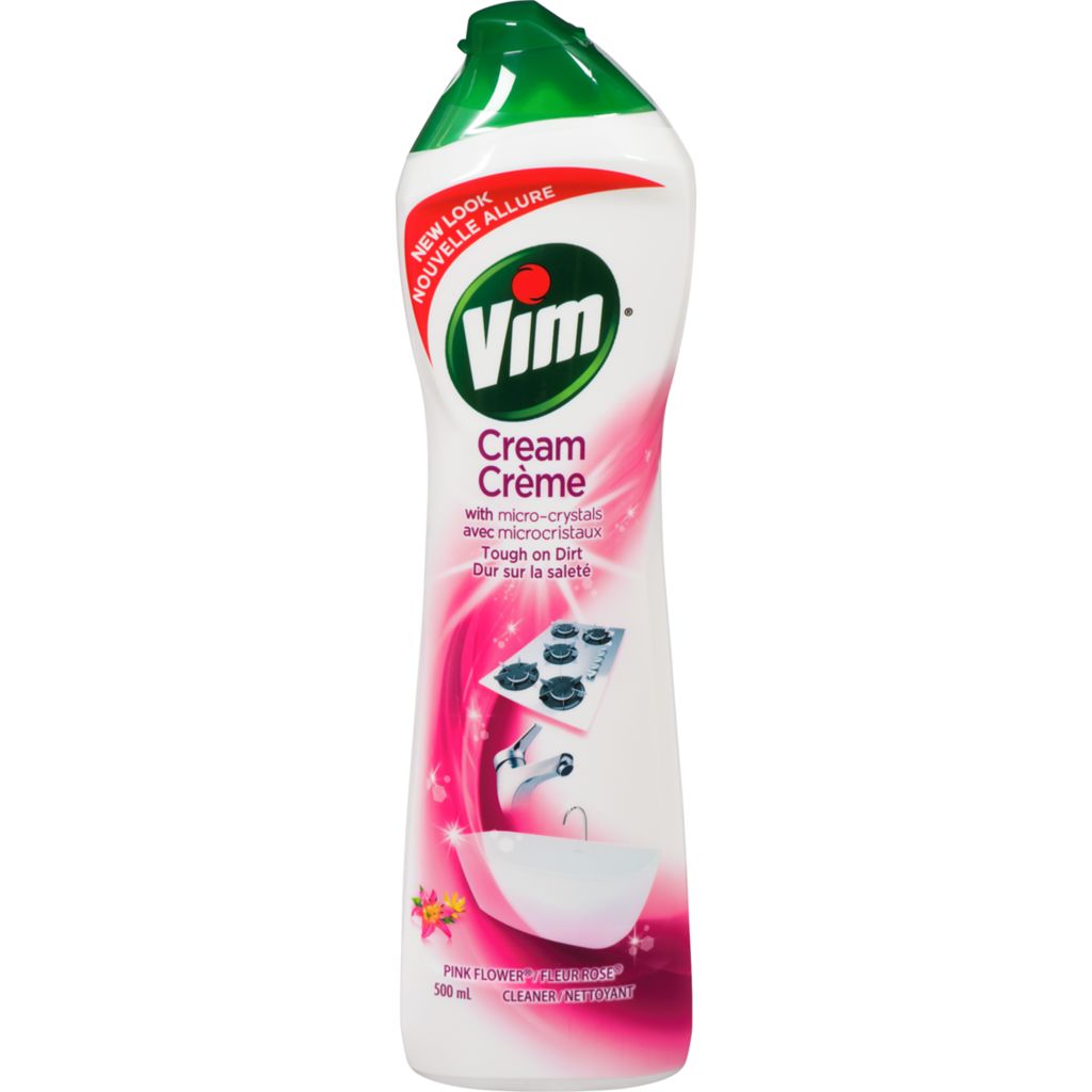 Vim Pink Flower Scent Cream Cleaner  500ml