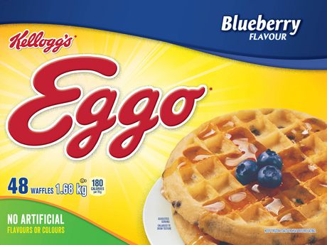 Eggo Blueberry Flavor Waffles 48 x 1.68kg