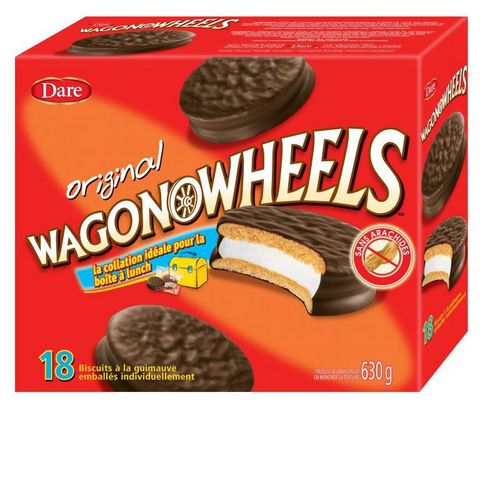 Dare Original Wagon Wheels Cookies 18 Pk  630g