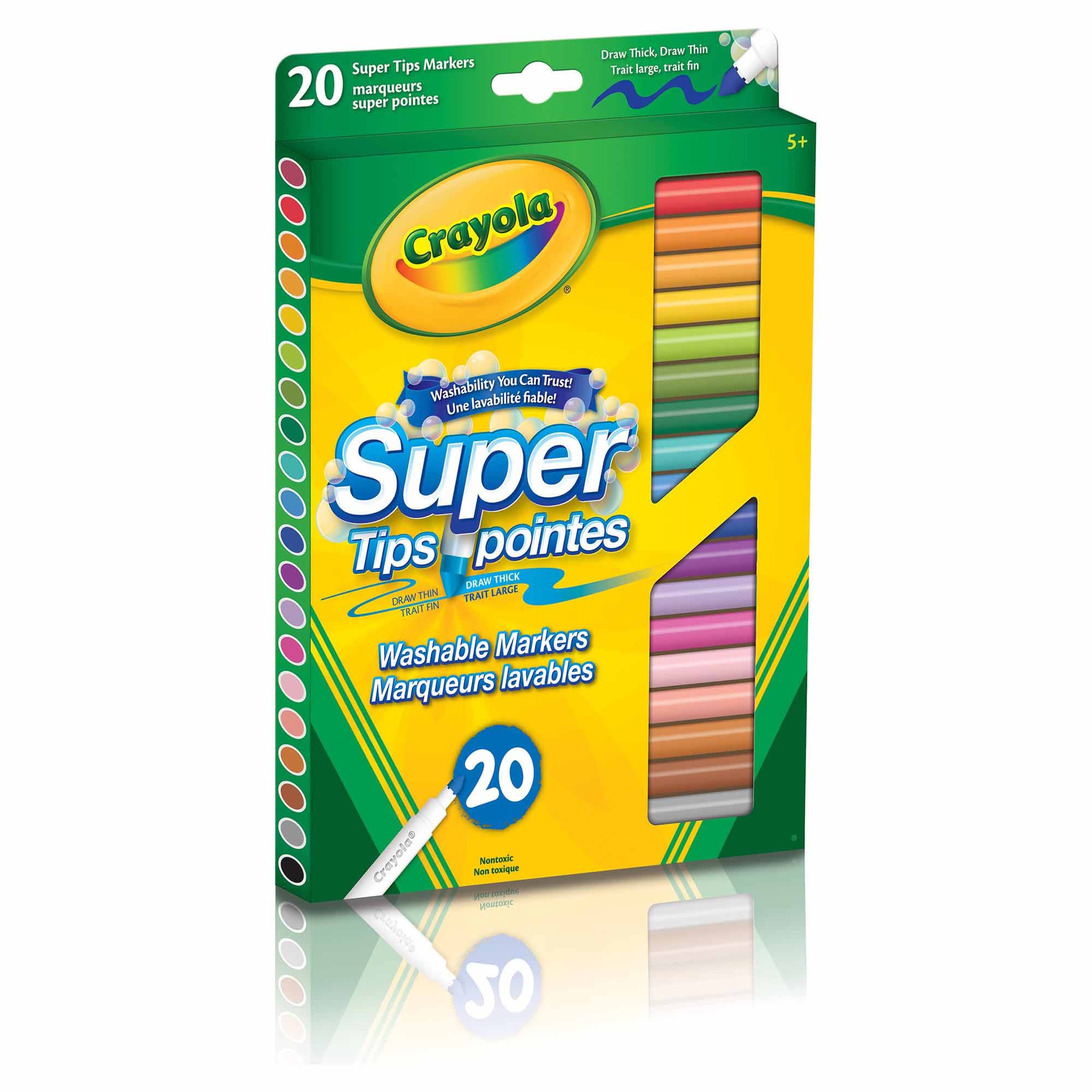 Crayola Super Tips Washable Markers 20ct