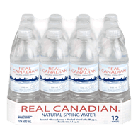 Real Canadian Natural Spring Water 24 x 500ml