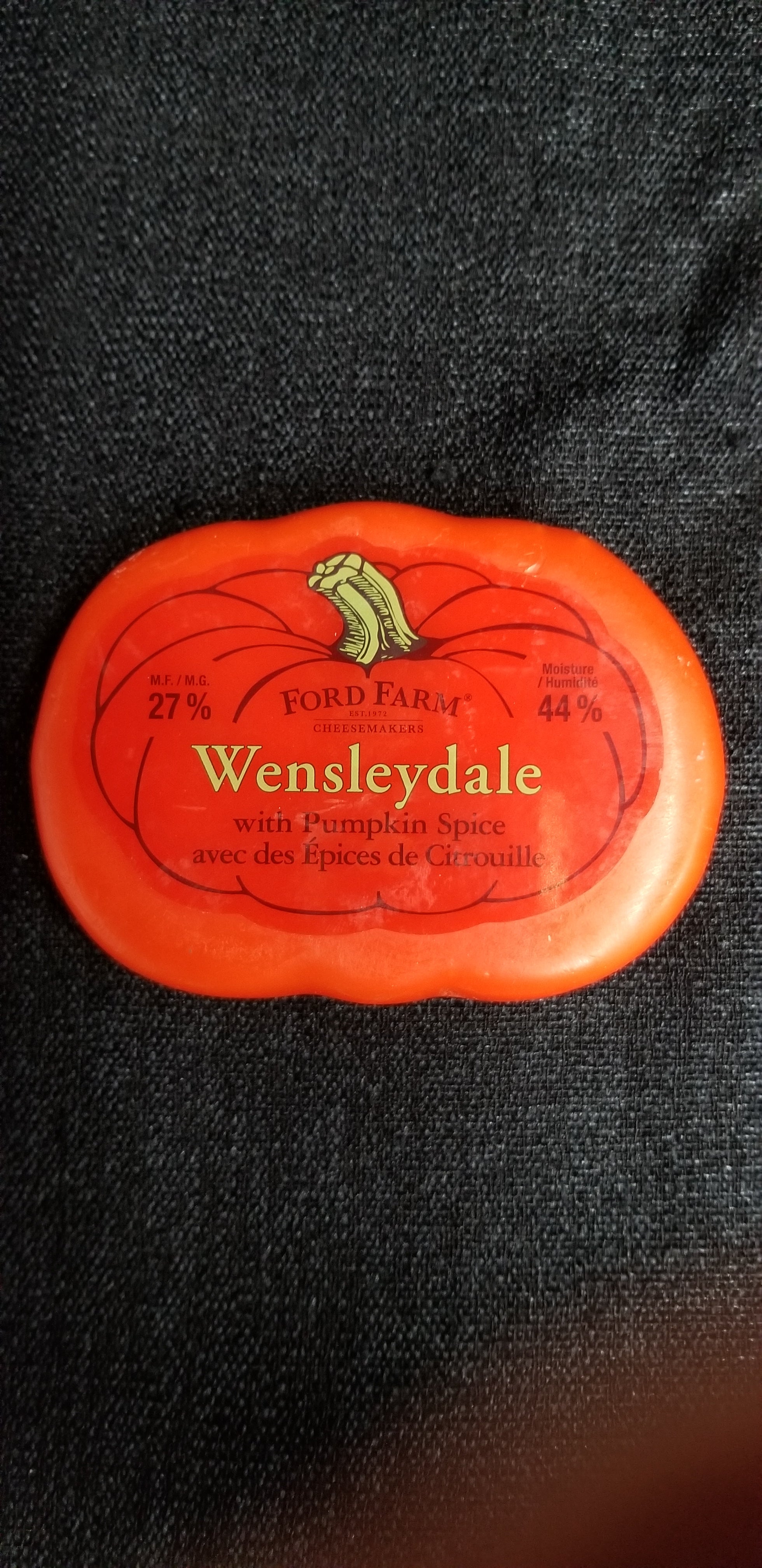 Ford Farm Pumpkin Spice Wensleydale Cheese 170g