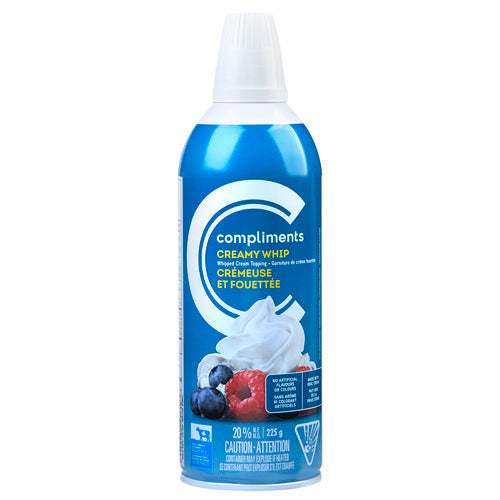 Compliments Regular Whipped Cream 400g