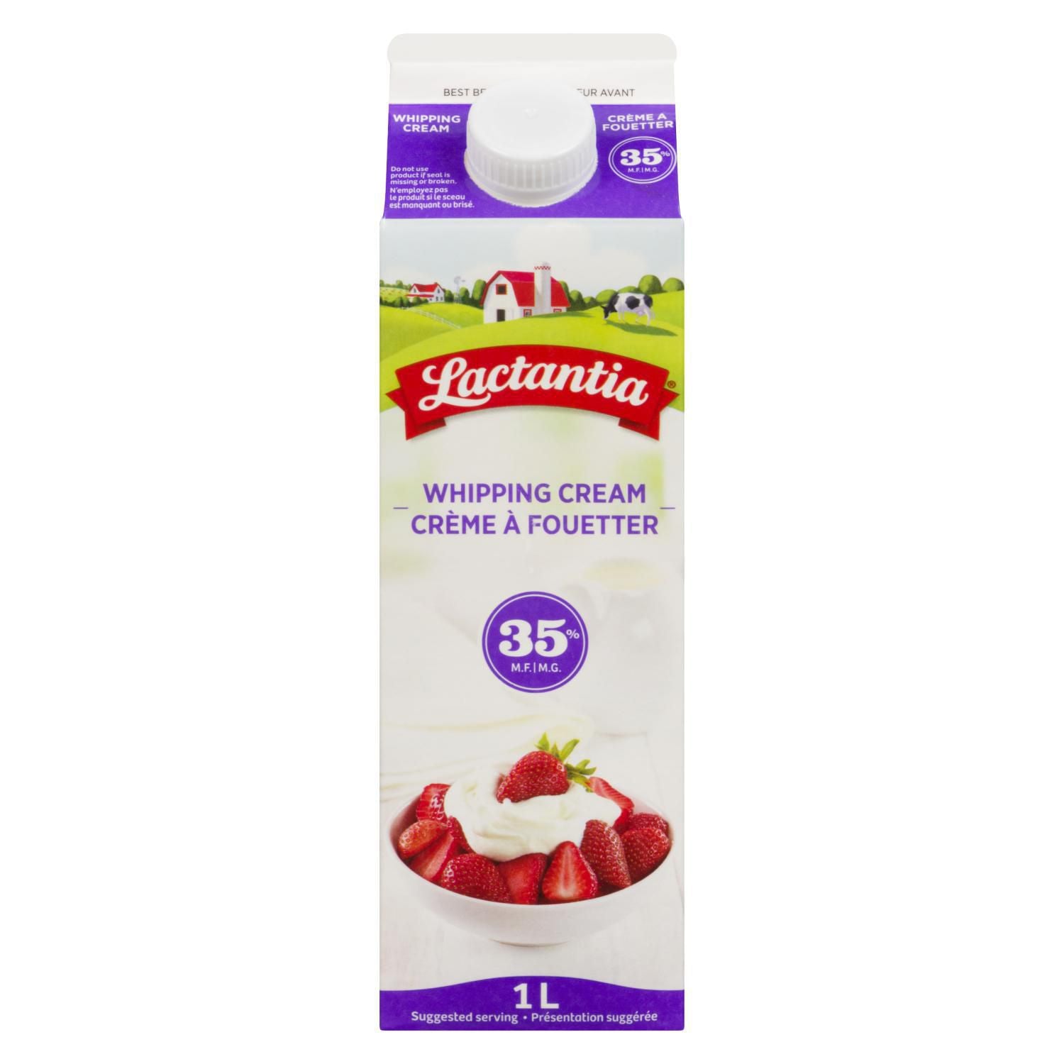 Lactantia 35%  Whipping Cream 1L