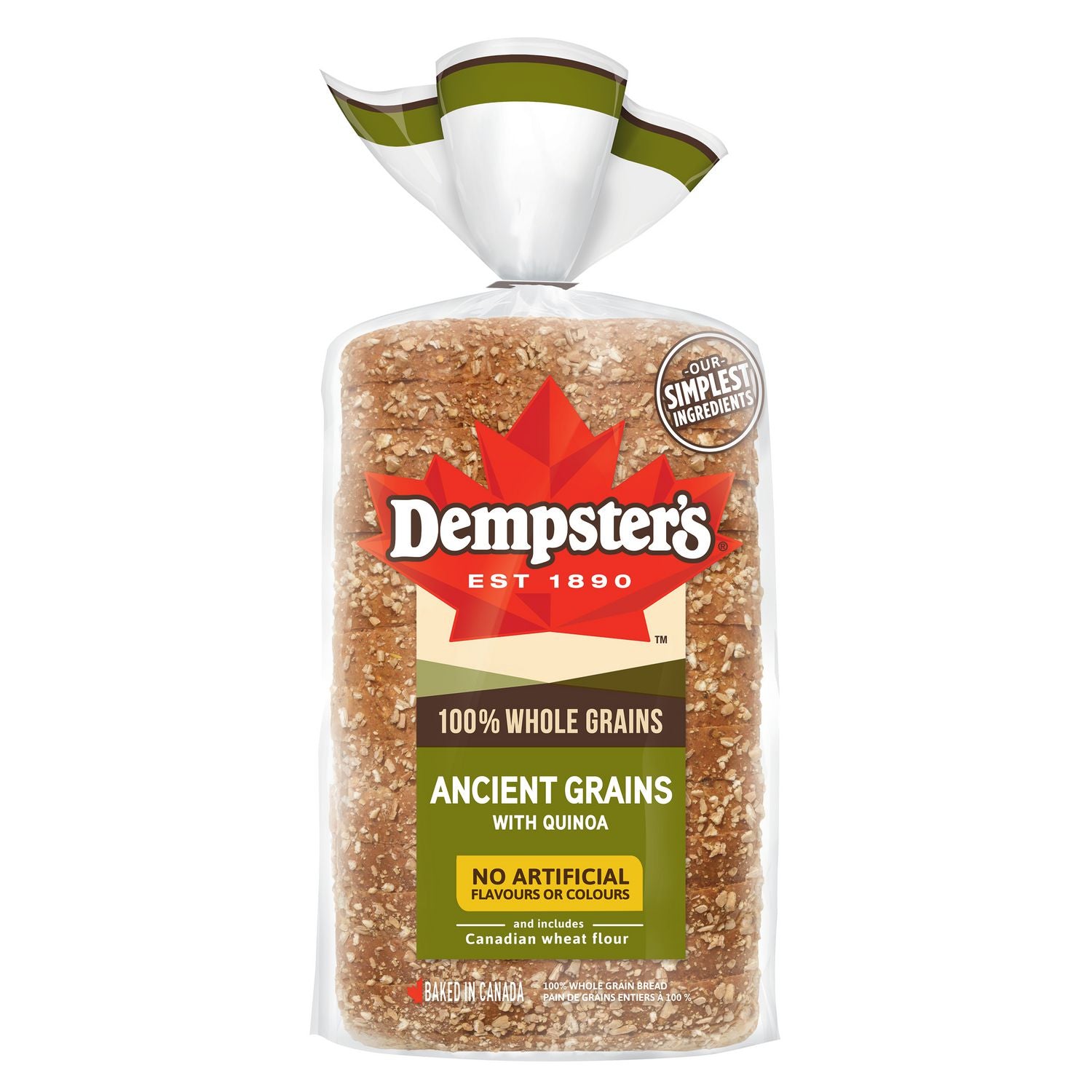 Dempsters Ancient Grains With Quinoa 100% Whole Grains Bread 600g