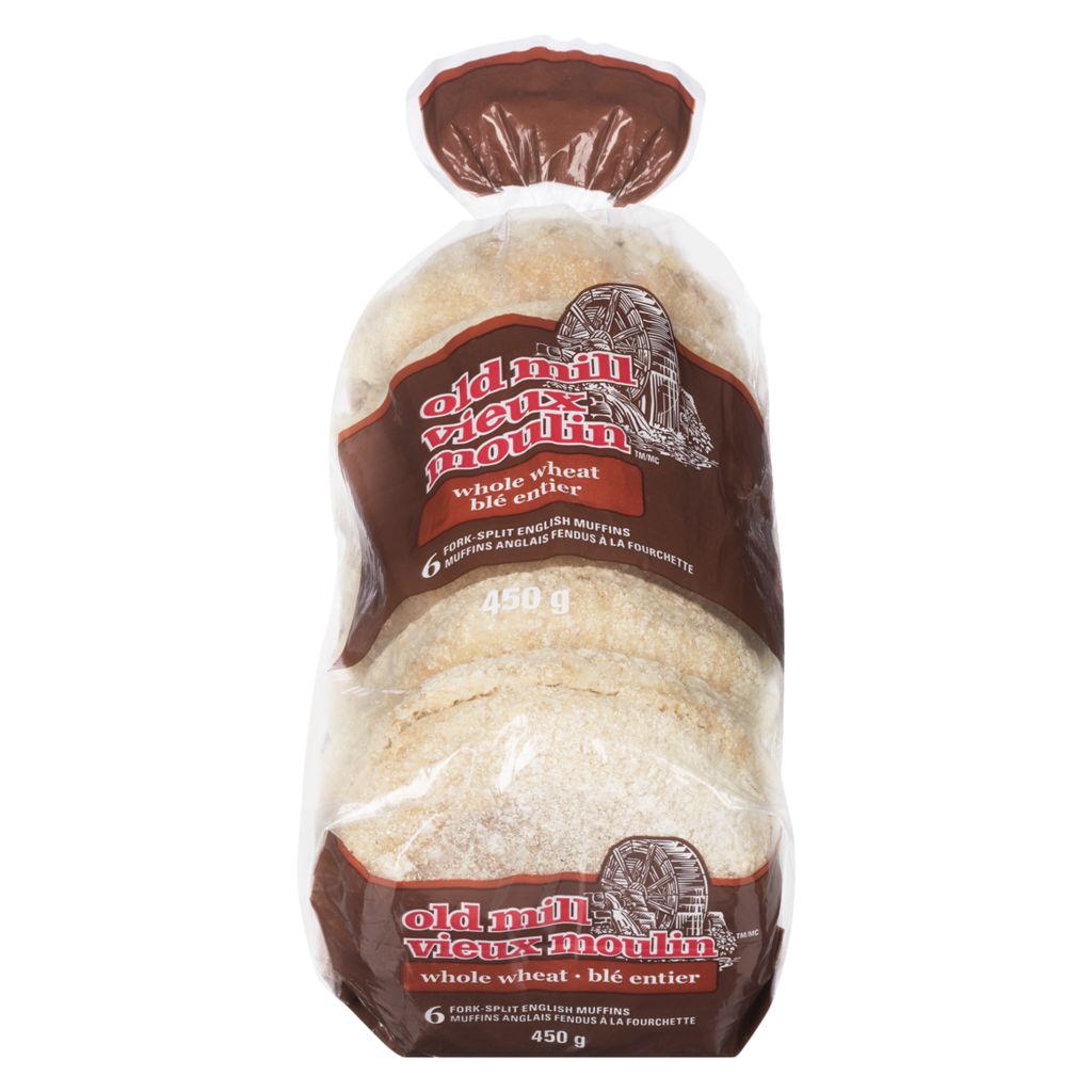 Old Mill Whole Wheat English Muffins 450g