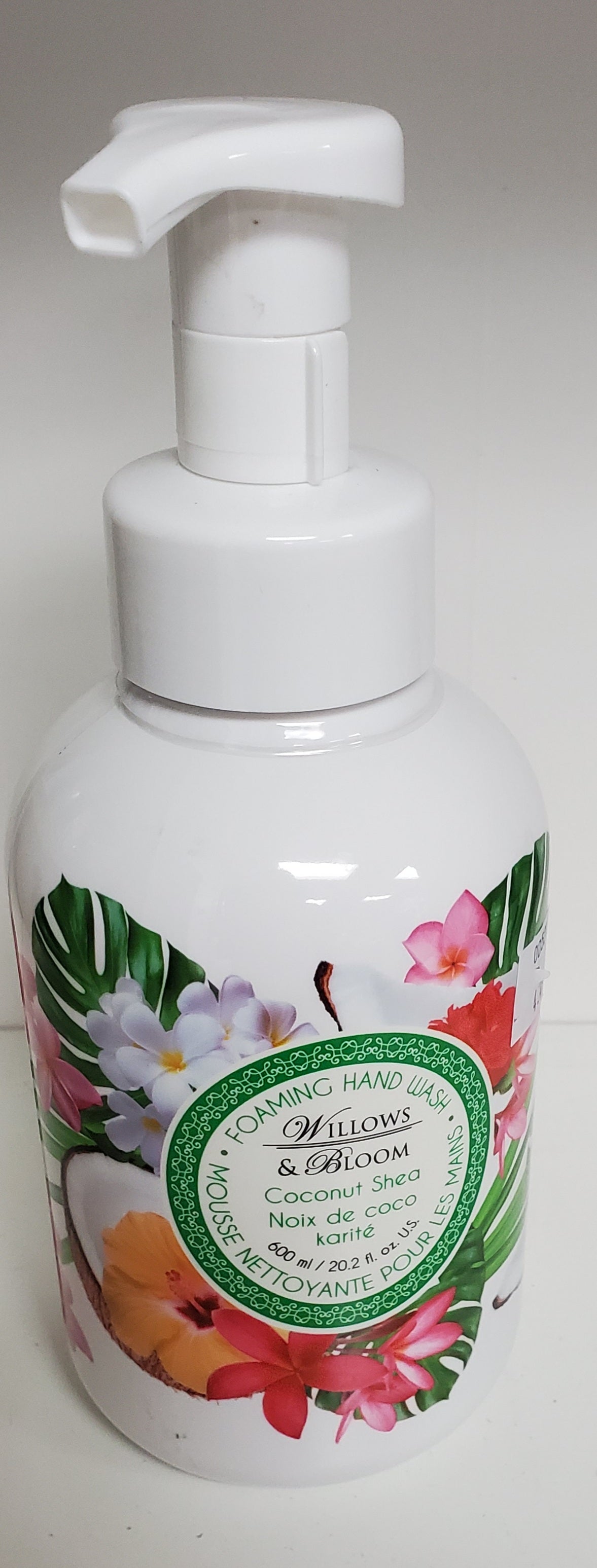 Willows & Bloom Coconut Shea Hand Soap 600ml