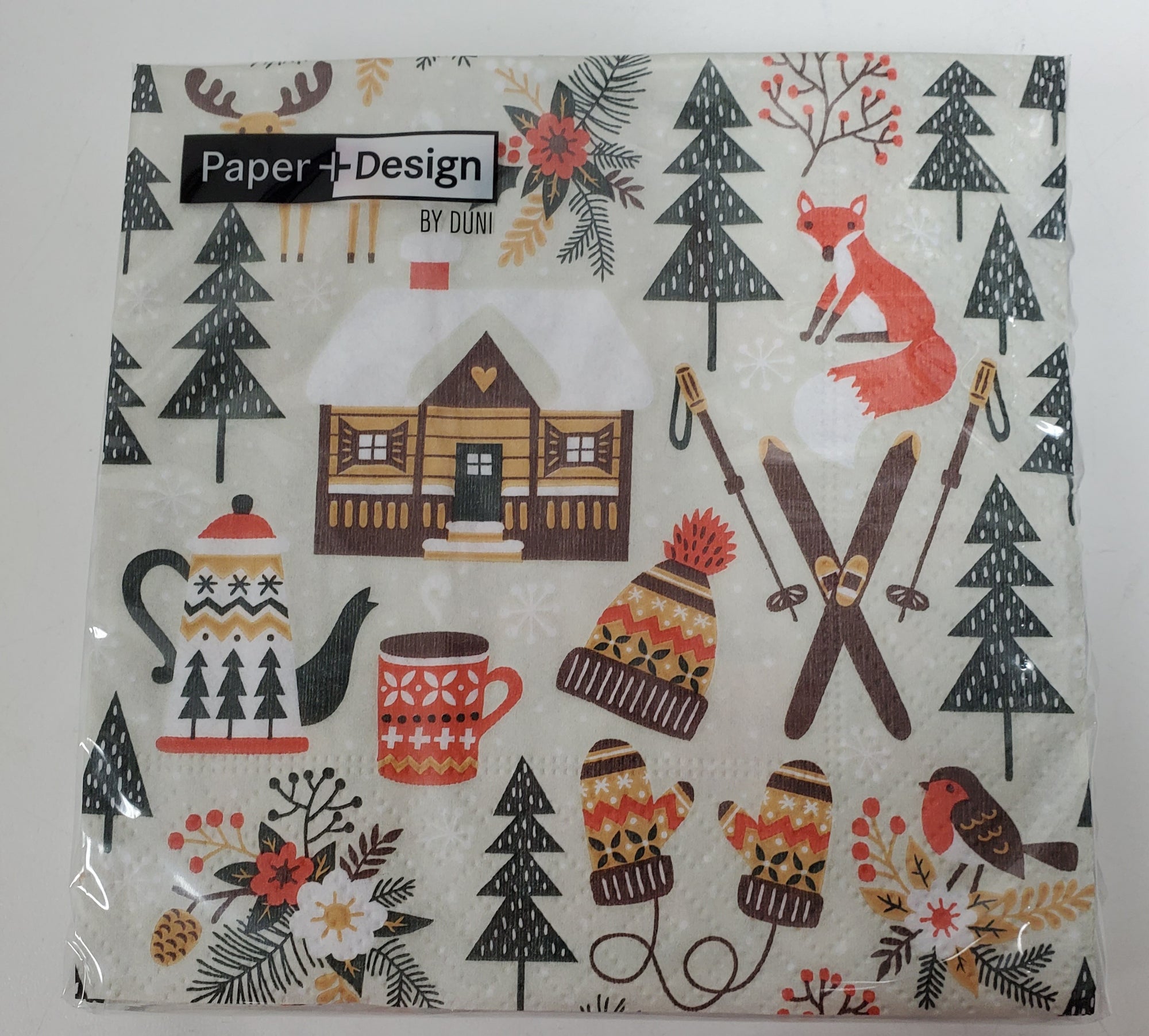 Paper & Design Winter Cabin Cocktail Napkin 20pk