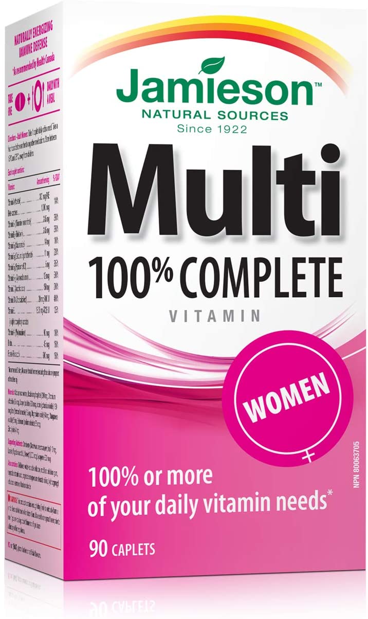 Jamieson Women Multi 100% Complete Vitamin Caplets 90ct