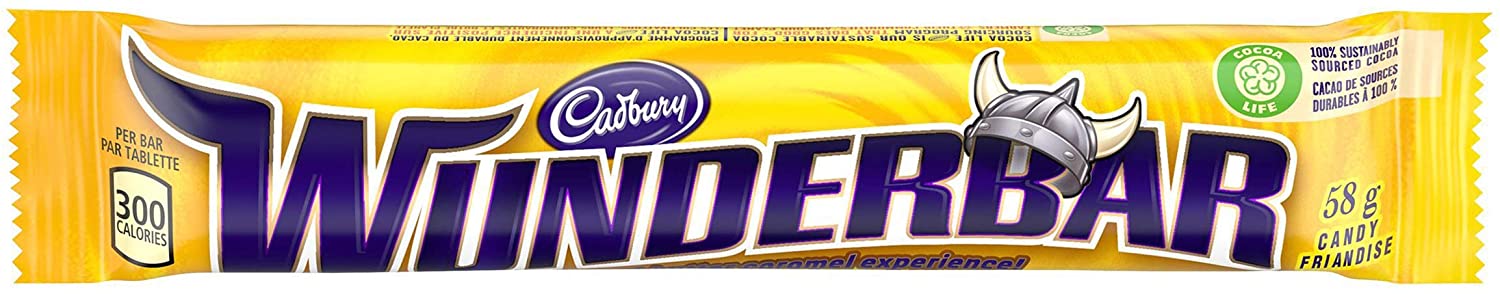 Cadbury Wunderbar Single Chocolate Bar 58 g