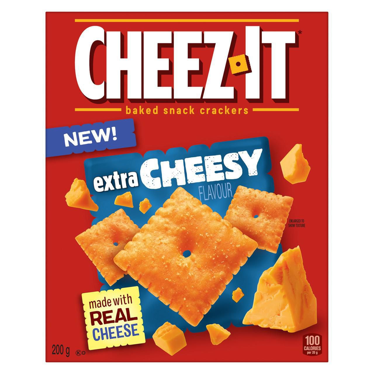 Cheez it Extra Cheesy Flavor Baked Snack Crackers 200g