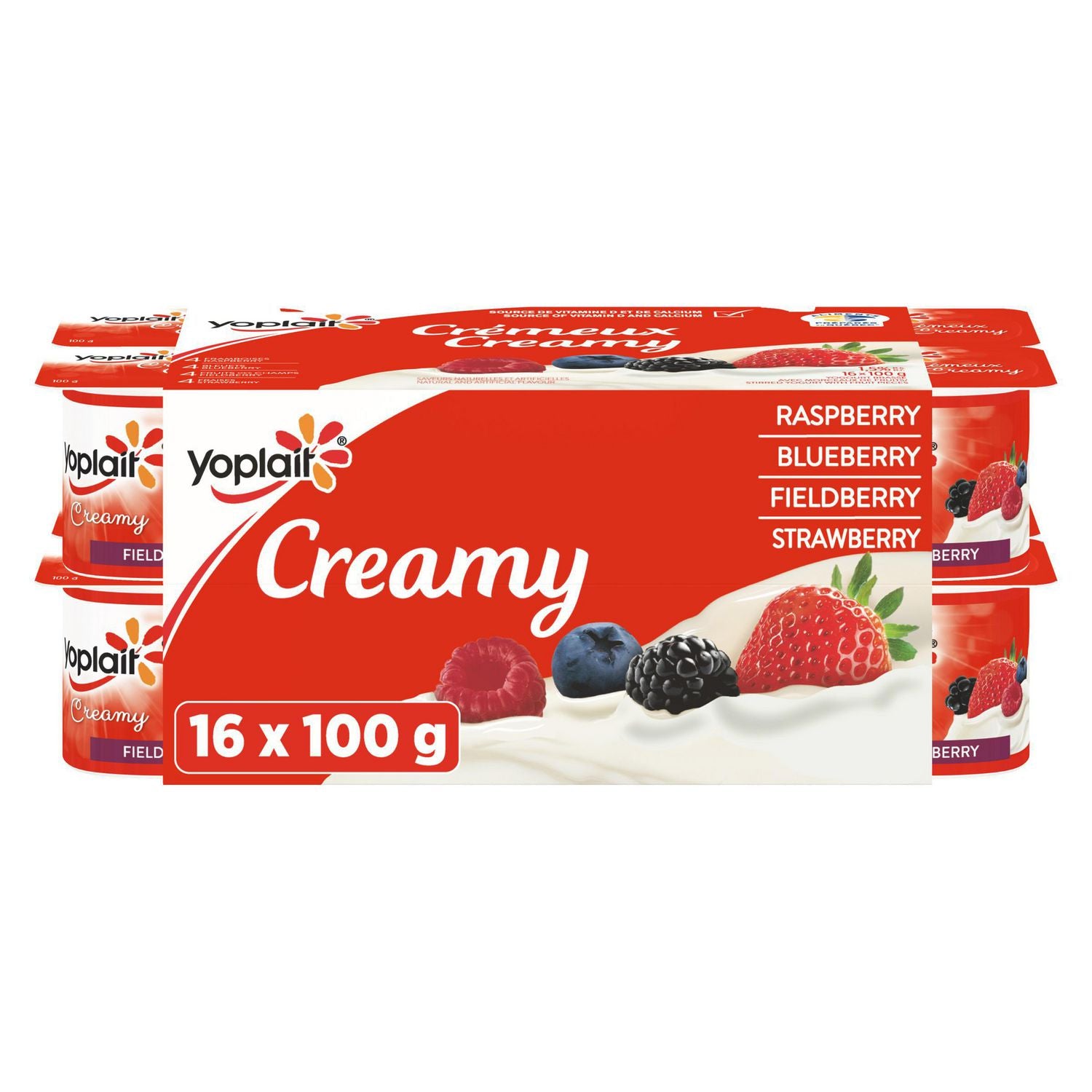 Yoplait  Creamy Yogurt 16ct