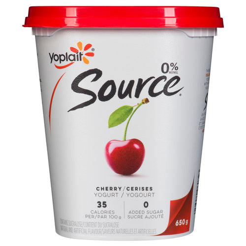 Yoplait Source Cherry Yogurt 650g