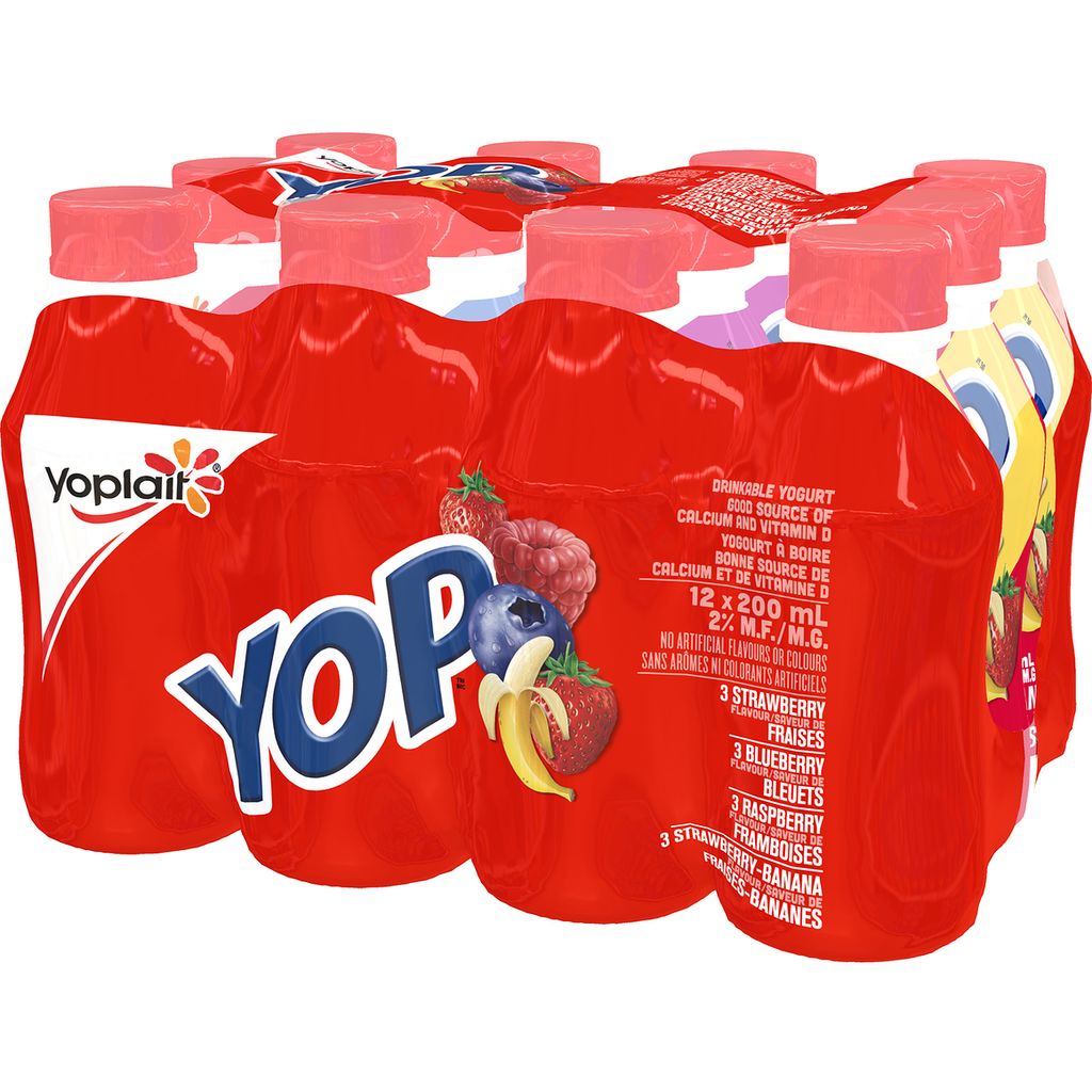 Yoplait Yop Drinkable Yogurt 12 x 200ml